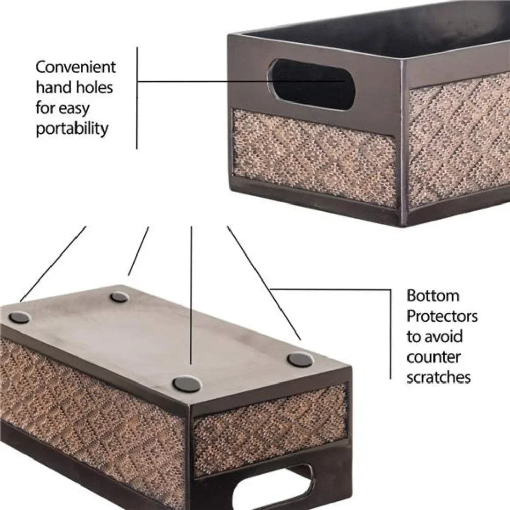 Bathroom Decor Box Toilet Paper Storage Basket - Bathroom Storage Toilet Tank